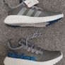 adidas grey blue casual running jogging shoes Image 4