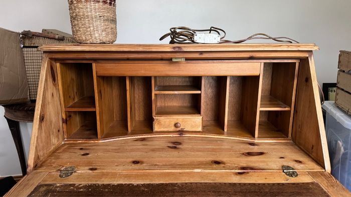 Solid Pine Secretary Desk by Ducal "Victoria"