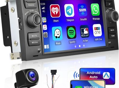 Touchscreen Android Car Stereo with Rearview Camera - Ford car/van
