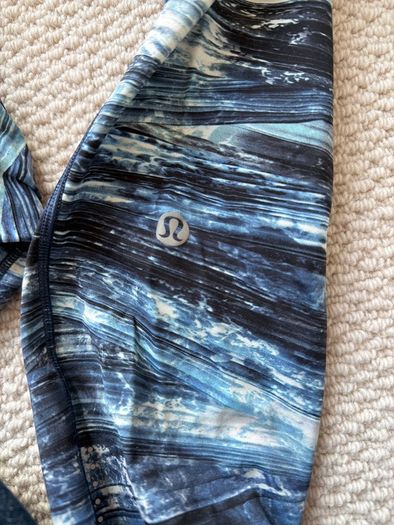 Lululemon fast and free 25" leggings size 10