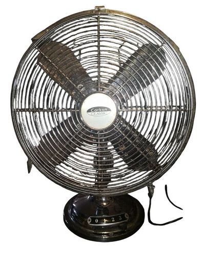Vintage chrome Carlton fan