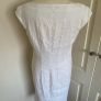 Coast lined white linen dress - size 14 Image 5