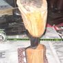Antique Wood Carved African Woman postage available or collection on all my items Image 3