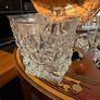 GLOBE BAR with Bohemia Crystal glassware / like NEW Image 6