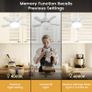 Brand New BLITZWILL Ceiling Fan with Light, Remote Control, Image 5