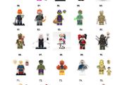 Super Hero Minifigures Compatible Marvel DC (F-P)