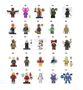 Super Hero Minifigures Compatible Marvel DC (F-P)