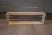 wooden spice shelf