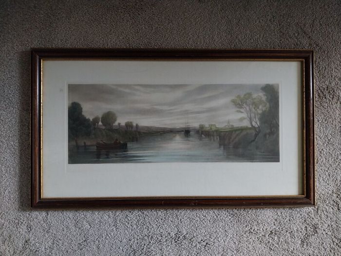 Vintage artwork and frames