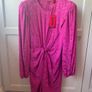 Hugo Boss pink midi dress, brand new with tags. Image 4