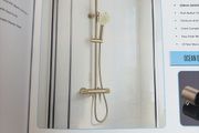 Ocean brushed brass shower valve