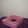 Rare Sylvac diamond shaped pink posy dish 1235 Image 6