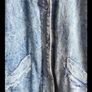 Rare True Vintage 80s/90s Acid Wash Denim Coat. Made in Britain. Sherpa fleece lined. Image 5