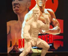 3D Printed Jean-Claude Van Damme Figurine From 80s Movie Kickboxer