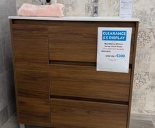 800mm FS Vanity - Walnut