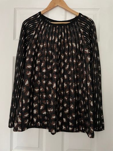 Betty Barclay Animal Print Jumper - Size 46