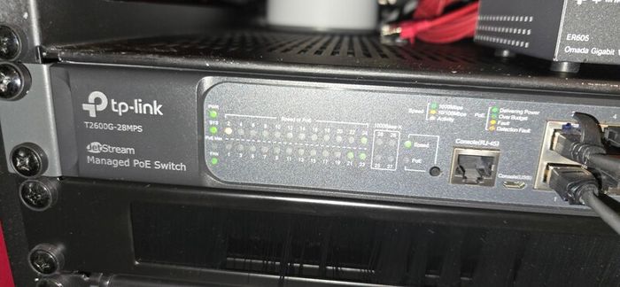 TP-LINK T2600G-28MPS JetStream 24 Port PoE, 4 SFP Gigabit L2+ Managed Switch