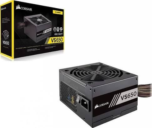 Corsair VS650, 650 Watt, Active PFC, 80 PLUS White Power Supply