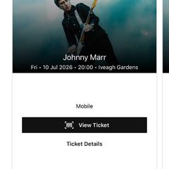 Johnny Marr x2. Iveagh gardens