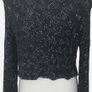 Vintage Pomodoro  Heavily Black Beaded Evening Jacket Uk 12 includes postage Image 3