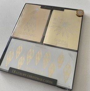 18 x Luxury Christmas Greeting Cards