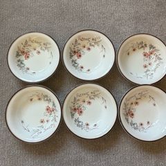 A Set of 6 Arklow Honey Stone Glenwood Bowls