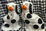 Pair of Vintage Staffordshire Dogs