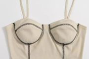 Crop Bustier Cami Top