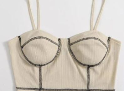 Crop Bustier Cami Top