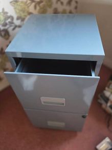 2 draw filing cabinet
