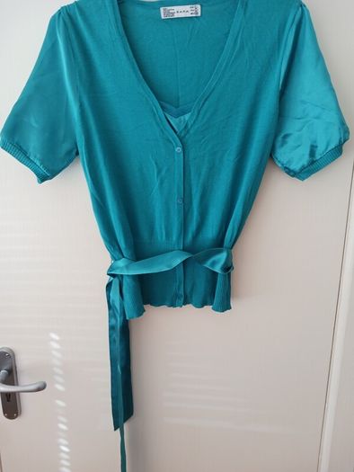 Zara Turquoise Top    Size L