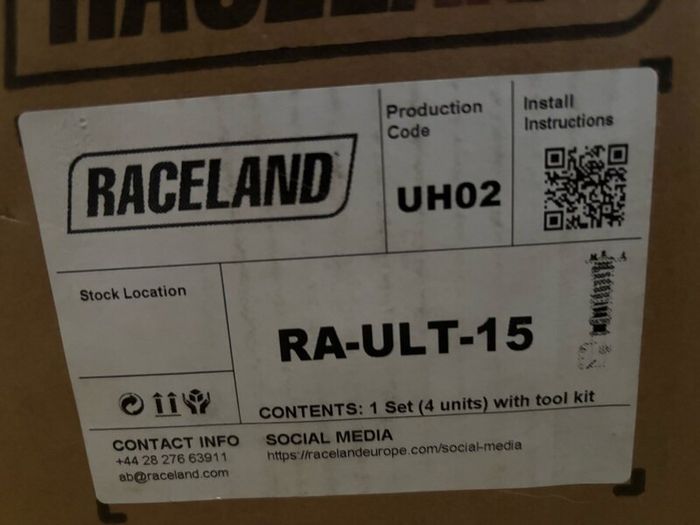 Raceland Coilovers