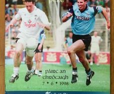 Very Rare 1998 Dublin v Kildare & Laois v Westmeath - GAA Senior Football Q.F. Programme