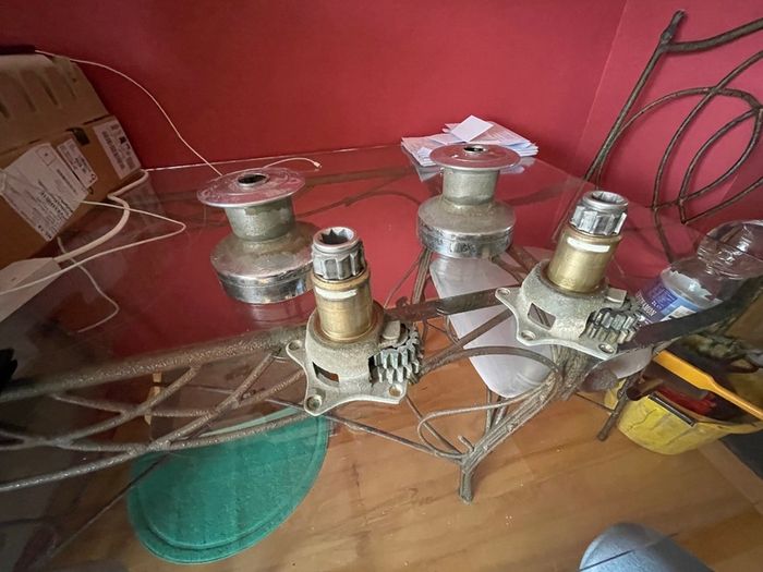2 x Lewmar 30 2 speed winches