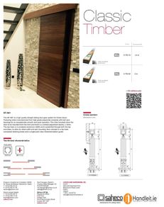 Saheco SF-A81 Internal Two Door Sliding Door Kit