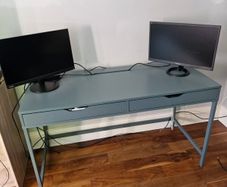 IKEA Desk with Drawers  Blue/Turquoise