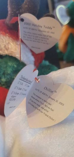 Collection of Christmas Themed Beanie Bears