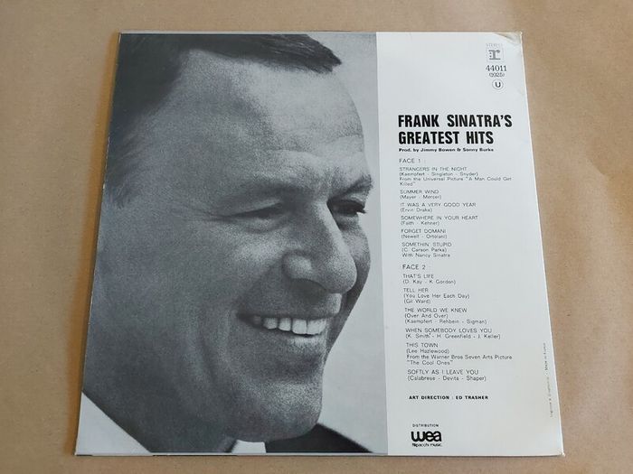 Frank Sinatra - Greatest Hits - Vinyl Record + Hundreds More