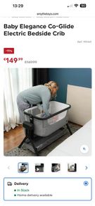 Baby bed side electric crib for sale