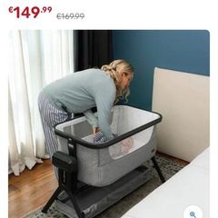 Baby bed side electric crib for sale