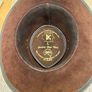 Brown Leather Hat Image 2