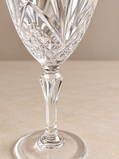 39 Piece Matching Cut Glass Drinking Glass Set