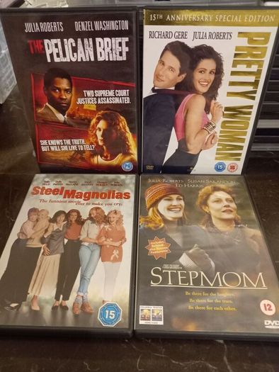 Julia Roberts Dvd Collection Bundle Mystic Pizza Stepmom Steel Magnolias Pretty Woman Etc