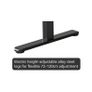 Electric Standing Desk 120 x 60 cm, Height Adjustable Sit Stand Desk with Memory Presets, Home Office Computer Desk, Black Frame with Vintage Brown Top Image 3