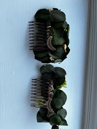 Bridesmaid Floral Hair Slides x 2