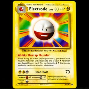 Electrode 40/108 Non Holo Rare XY Evolutions Pokemon Card 2016