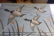 mosaic   piece  ,,ducks  in  flight
