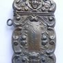 RARE!! Antique Sterling Silver Engraved Matchbox Pendent MATCH SAFE Vesta Case - Late 1800s Image 2
