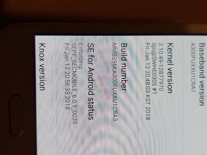 Samsung Galaxy A3 Mobile Phone, Model SM-A300FU, 16GB, Vodafone network, in excellent condition