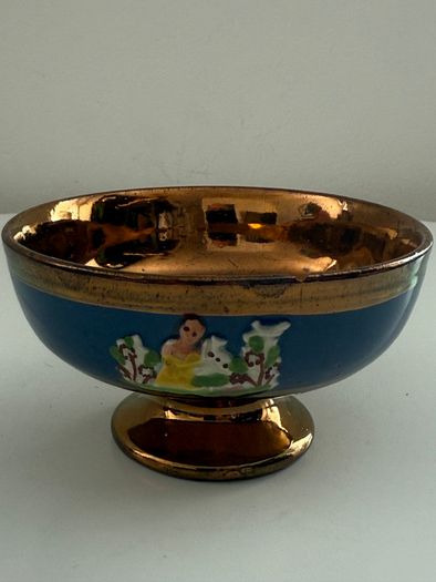 Antique Victorian Staffordshire Copper Lustreware Collection. 5 Pieces